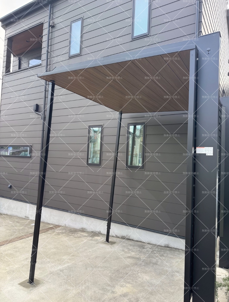 *スタイリッシュ外構に仕上がる「カーポートSC」施工例